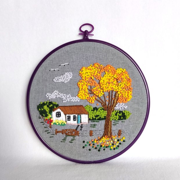 House in nature v3 Panel