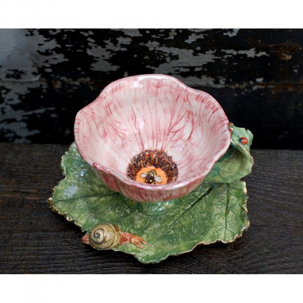 Botany Mug With Saucer