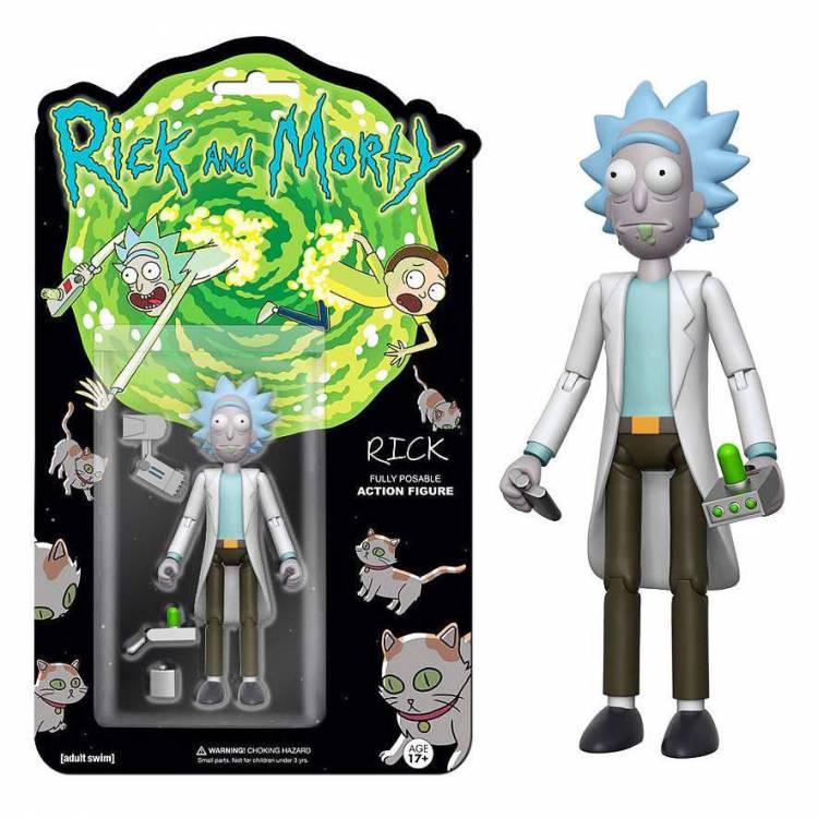 Funko 5" Articulated Rick and Morty - Rick Action Figure