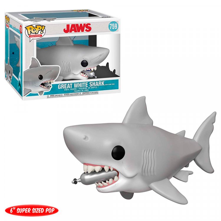 Funko POP Movies: Jaws - Jaws with Diving Tank Figure