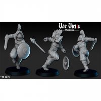 Gladiator with sword and shield Figure (Unpainted)