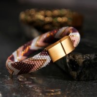 Beaded with Zigzag Pattern Bracelet