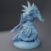 Lizard-folk Shaman Figure (Unpainted)