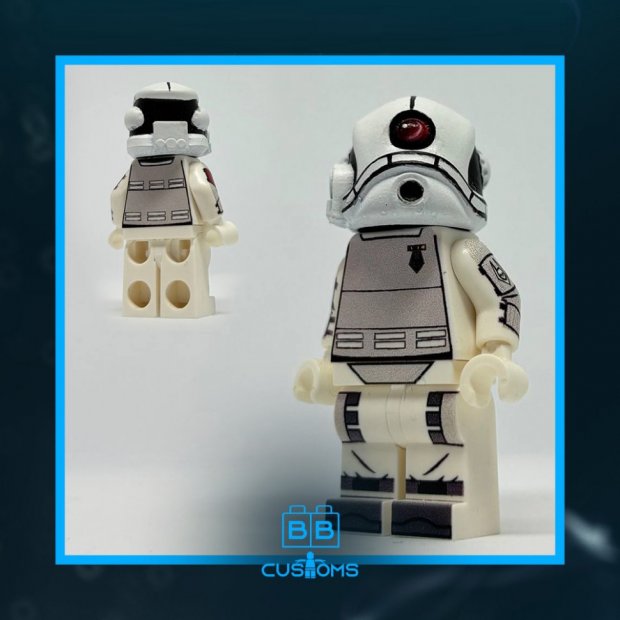Sci-Fi Soldier Building Brick Minifigure V3