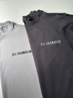 Roman numerals T-shirts (2pcs)