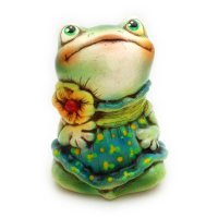 Frog In Dress Figure
