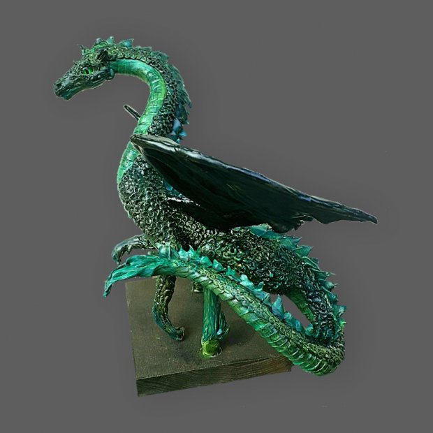 Green Dragon Figure