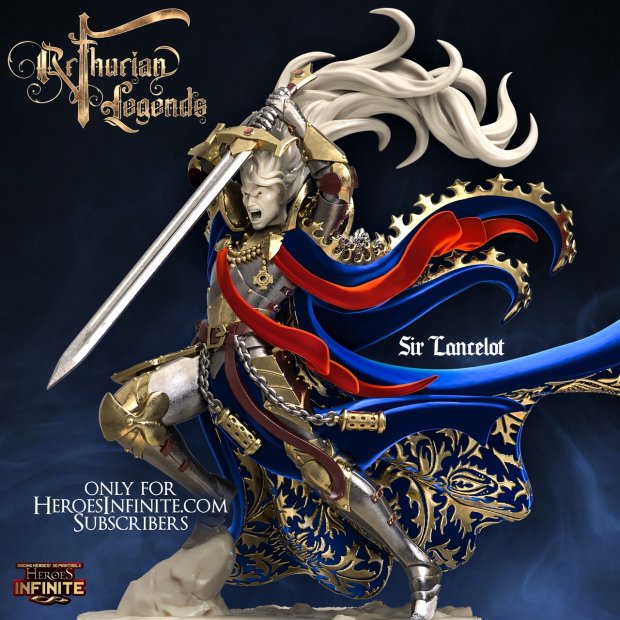 Sir Lancelot Figure (Unpainted)
