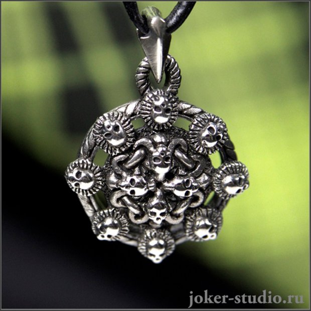 Tartarus with Skulls Pendant