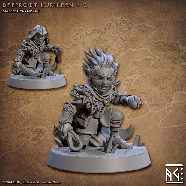 Deeproot Lurikeen 05 Figure (Unpainted)