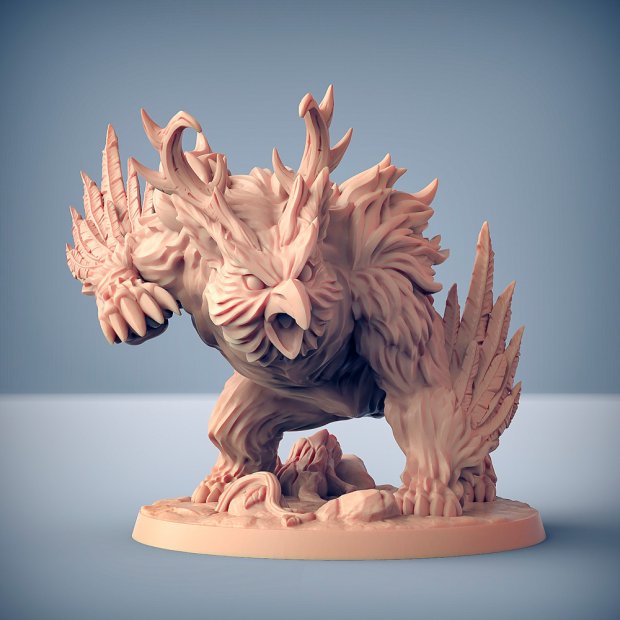 Uldar Druidical Beast Form Figure (Unpainted)