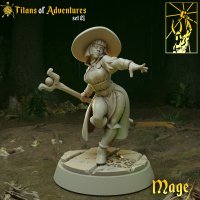 Forest Elf Sorceress Figure (Unpainted)