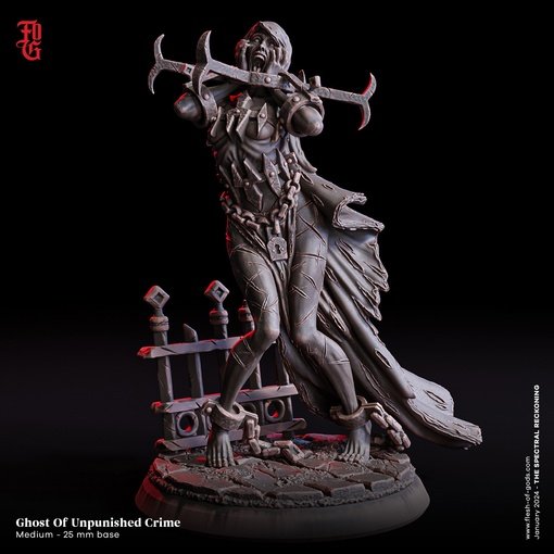 The Ghost Of A Victim Of An Unpunished Crime Figure (Unpainted)