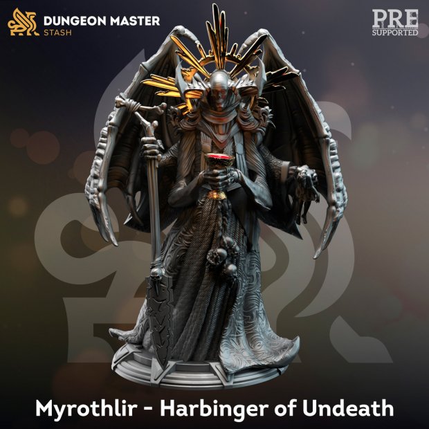 Myrothlir Harbinger of Undeath Figure (Unpainted)