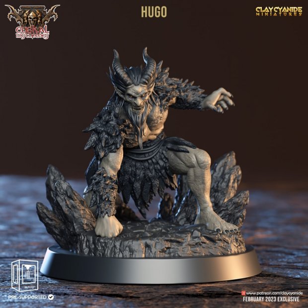 Hugo Demon Figure (Unpainted)