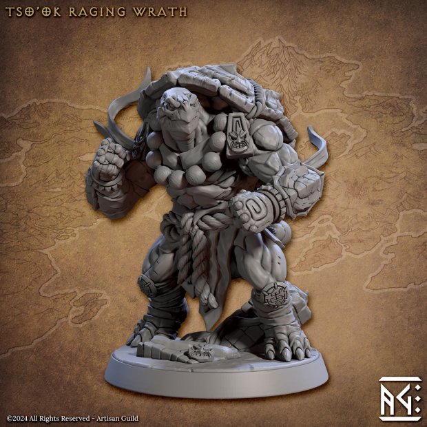 Tso'ok Raging Wrath Figure (Unpainted)