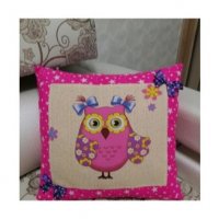 Pink Owl Pillow