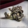 Head of a Cougar Cat Ring