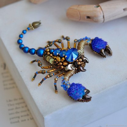 Scorpion Brooch