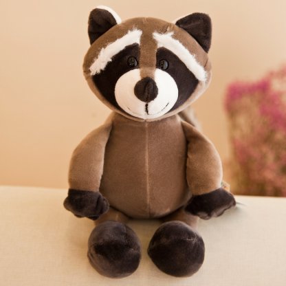 Jungle Animal Plush Toy (Raccoon)