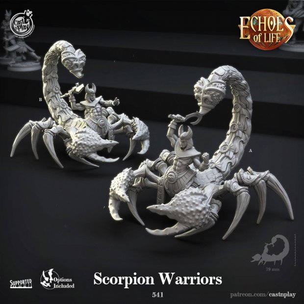 Scorpio warriors Figure (Unpainted)