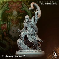 Priest Yuan-Ti of the Hissing Spiral Figure (Unpainted)