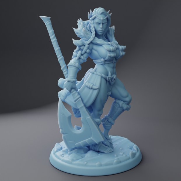 Orc Queen Figure (Unpainted)