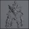 The Eltorion Construct is a Crystal Guardian Figure (Unpainted)