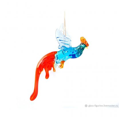 Colorful Rooster Figure