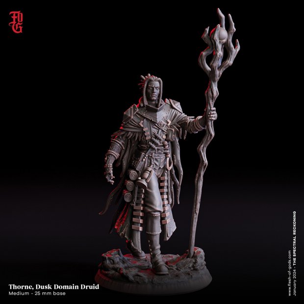 Thorne Druid Figure (Unpainted)