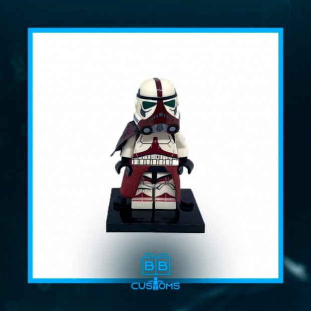 Sci-Fi Flamethrower Assault Trooper Minifigure