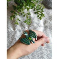Green Dragon Brooch