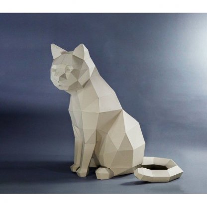Sitting Cat 3D Building Set