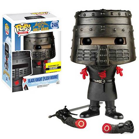 Funko POP Monty Python Holy Grail - Flesh Wound Black Knight Exclusive Figure