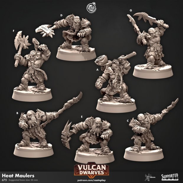 Heat Maulers Figure (Unpainted)