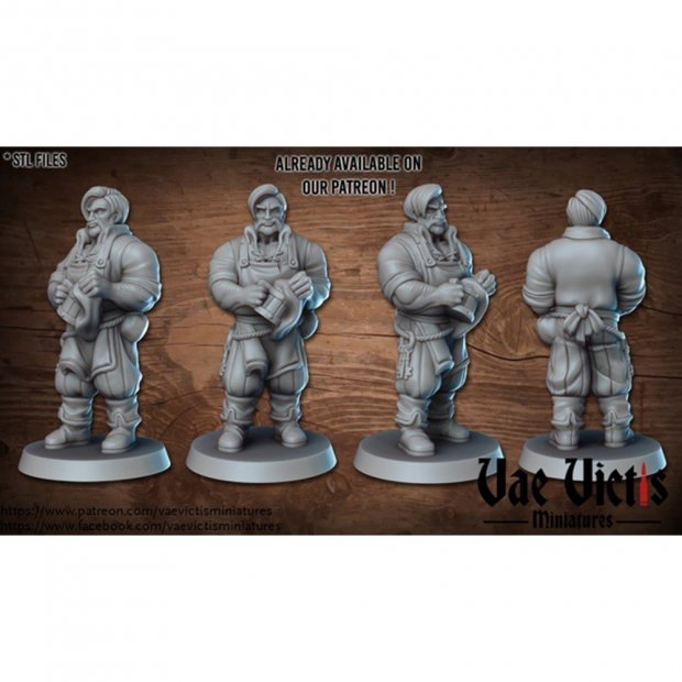 Innkeeper from the South Figure (Unpainted)