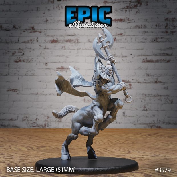 Attacking Divine Centaur Figure (Unpainted)