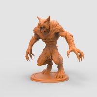 Dire wolf Figure (Unpainted)