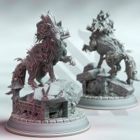 Amaru Tayu - The Spirit of the Wolf Figure (Unpainted)