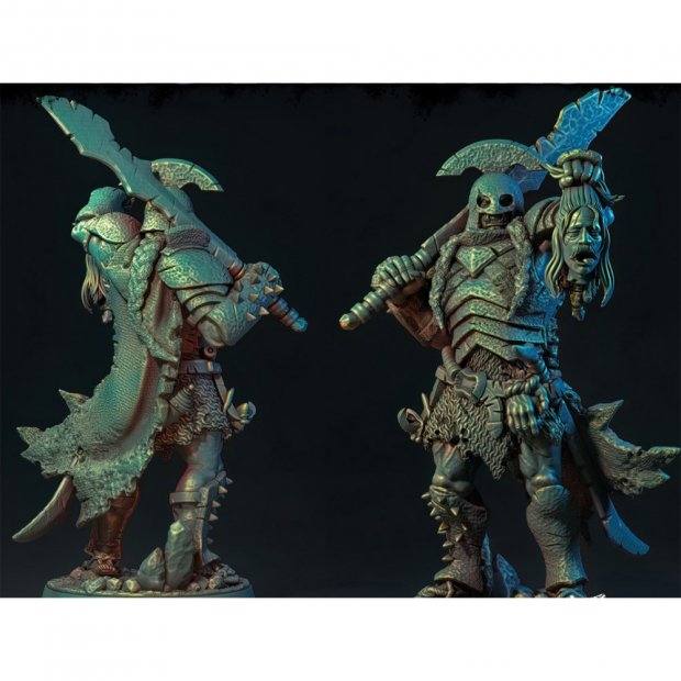 Gaha - black orc leader Figure (Unpainted)