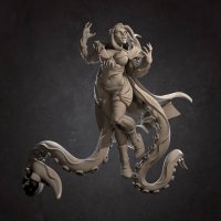 Cult Warrior Leader Figure (Unpainted)