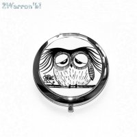 Morning Owl Pocket Mirror