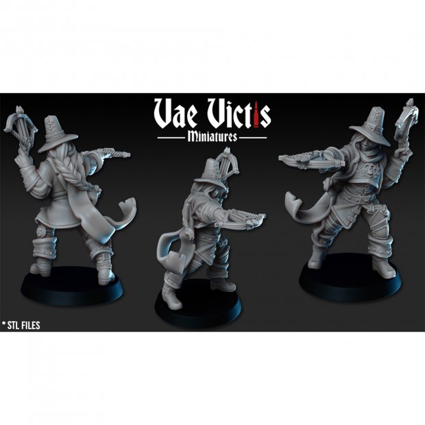 Huntress of evil spirits Figure (Unpainted)