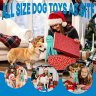 Squeaky Crinkle Plush Dog Toys (5 Pack) | Durable Chew Toys