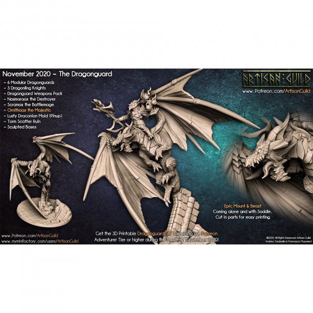 Ornithaax the Majestic Figure (Unpainted)