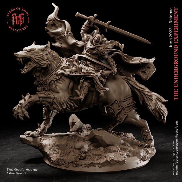Eygrad on horseback Figure (Unpainted)