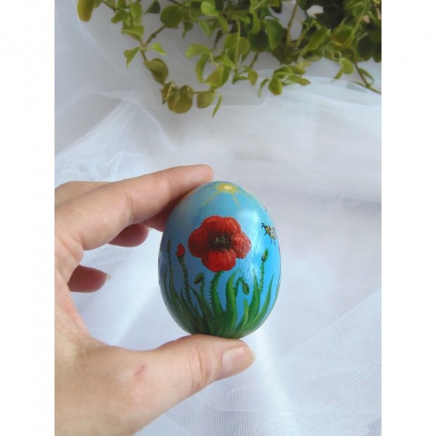 Plants Painted Easter Egg