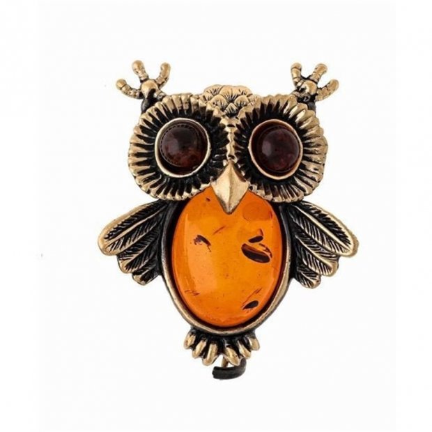 Sad Owlet Brooch