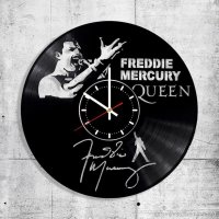 Handmade Queen - Freddie Mercury Vinyl Wall Clock