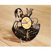 Handmade Queen - Freddie Mercury Vinyl Clock